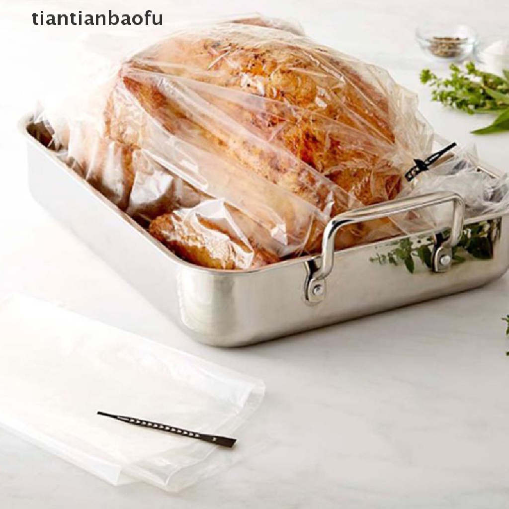 [tiantianbaofu] 10PCS Heat Resistance Nylon-Blend Slow Cooker Liner Roasting Turkey Bag Boutique