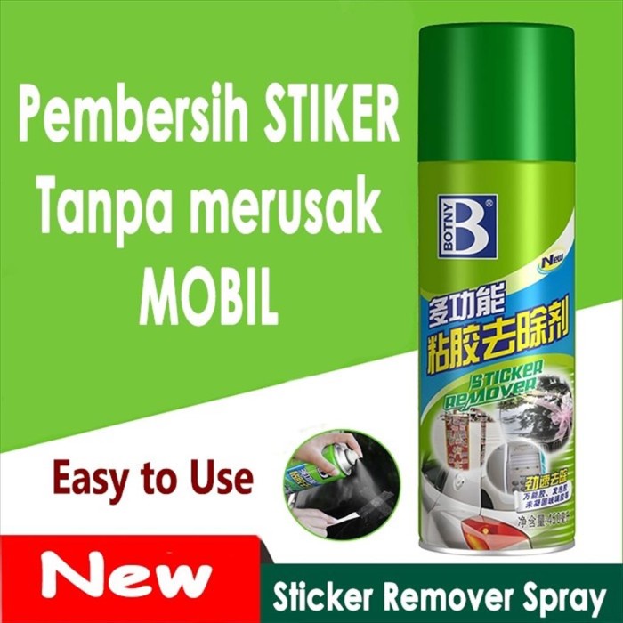 Sticker Remover Spray Pembersih Stiker Mobil/Kaca/Logam 450ml