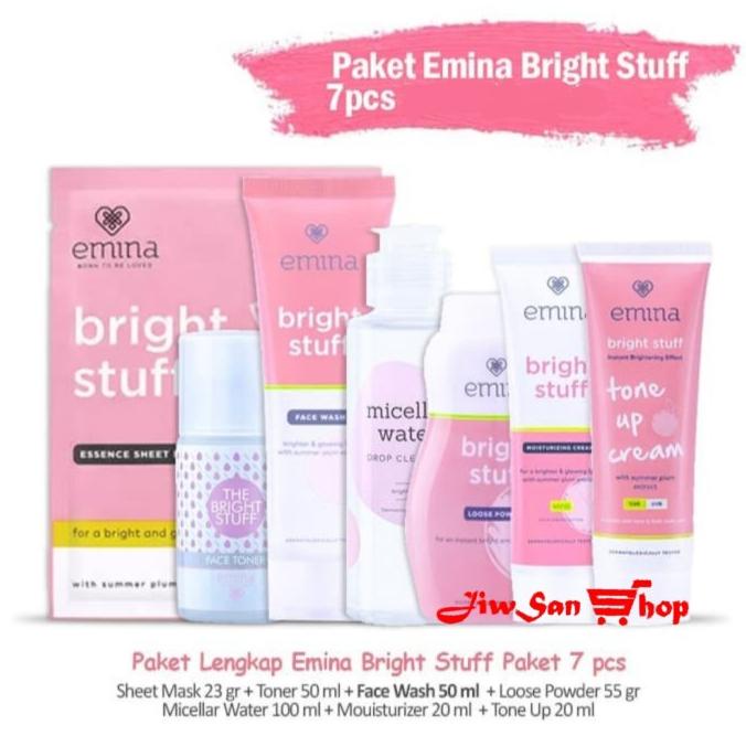 Sale Emina Skincare Bright Stuff Paket Skincare Lengkap - Paling Diminati