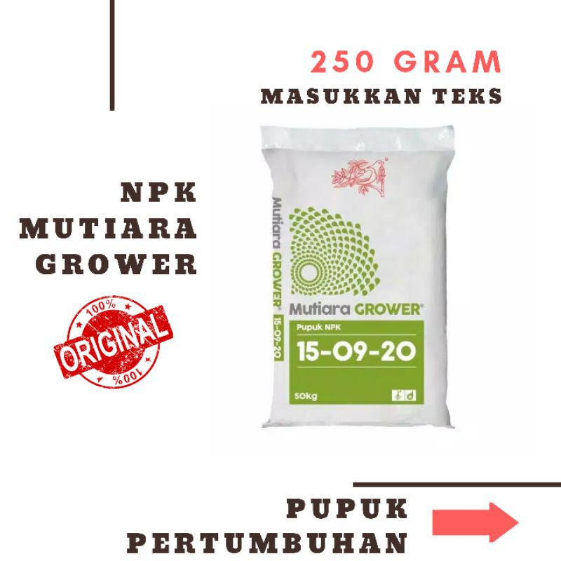 PUPUK NPK MUTIARA HIJAU/GROWER