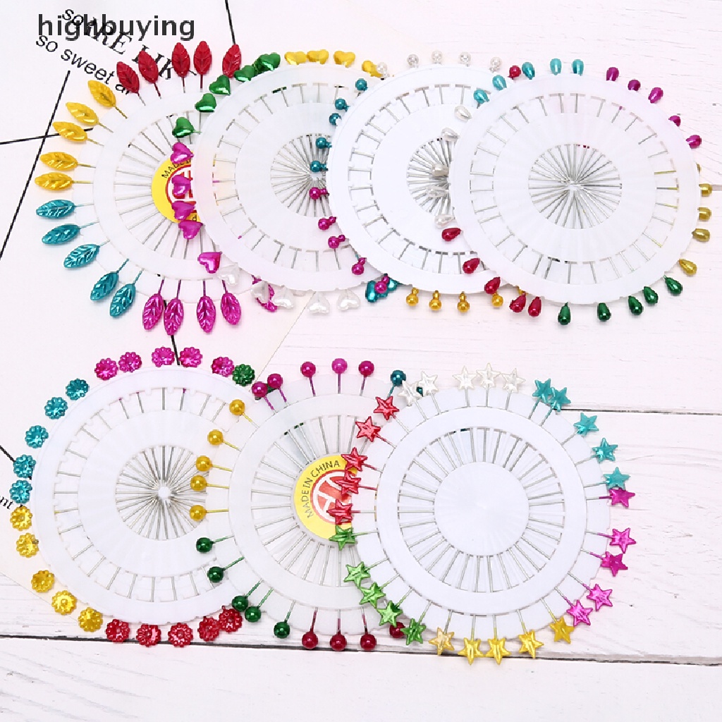 Hbid 30Pcs / Set Bros Pin Bentuk Hati / Daun / Bintang Warna-Warni Untuk Hijab / Syal Abaya