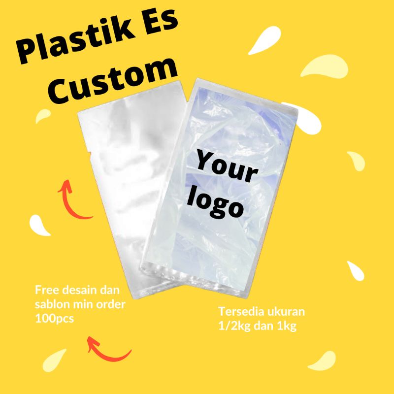 Plastik Bening Sablon | custom dan freedesain