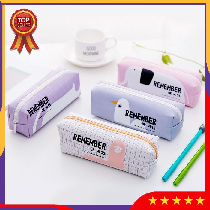 

VBS7 Tempat Pensil Remember Pencil Case Pouch Alat Tulis Pensil Perlengkapan Sekolah