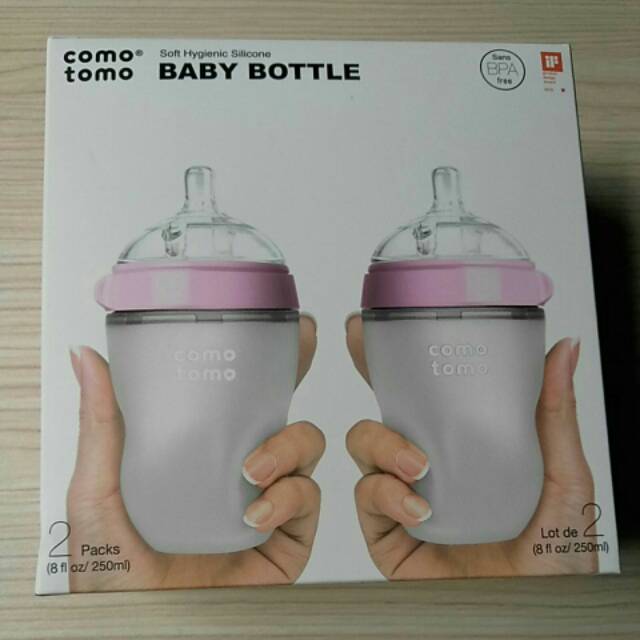 COMOTOMO BOTTLE TWIN PACK 150ML 250ML COMO TOMO PAKET ISI 2