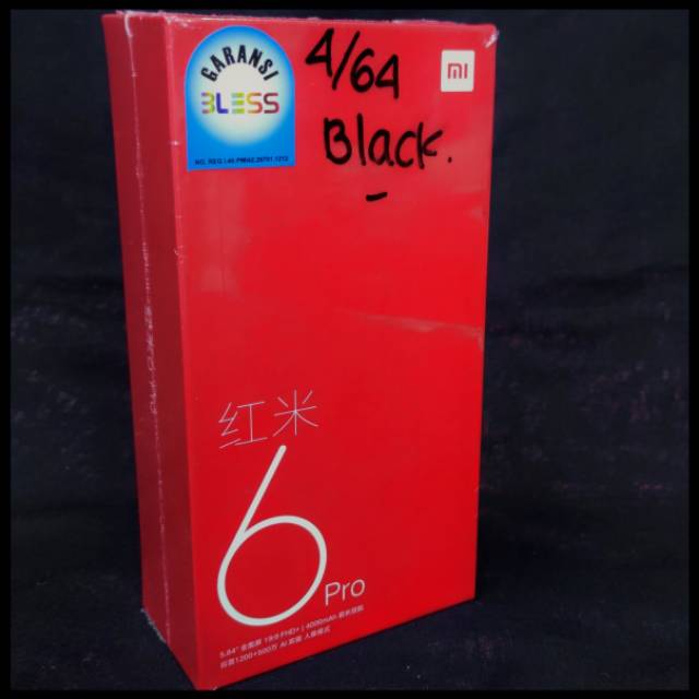 Xiaomi Redmi 6 Pro Ram 4GB Internal 64GB Garansi Distributor