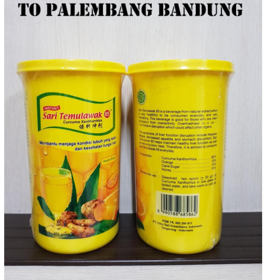 

B540 ✭ SARI TEMULAWAK EKSTRA MADU DAN JERUK 85 BOTOL MINUMAN TEMULAWAK RASA MADU JERUK (Kirim sekara