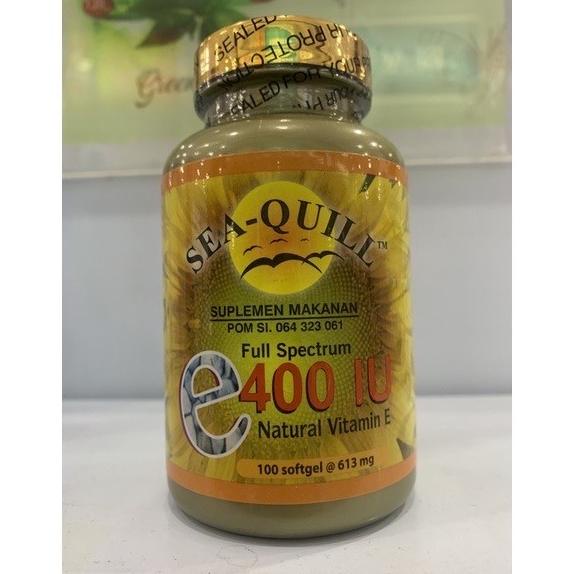 Sea-Quill Full Spectrum Natural Vitamin Vit E 400 Iu 100 Kapsul 6Y3Khdknfb