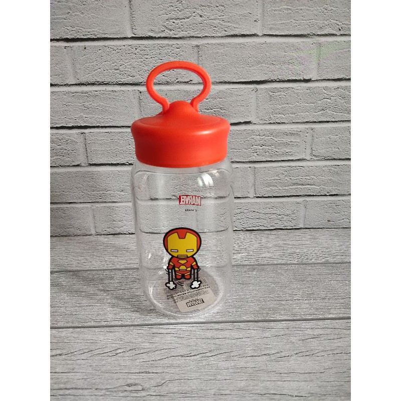 Botol Mug Jar Miniso Marvel Iron Man