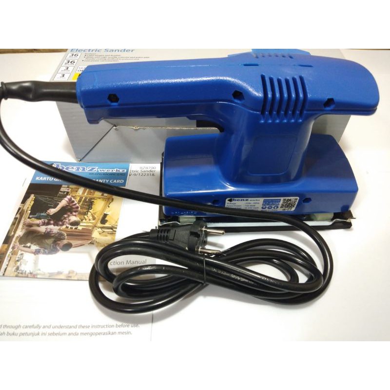 MESIN AMPLAS KAYU BZ-8700 / ELECTRIC SANDER / SQUARE ORBITAL SANDER