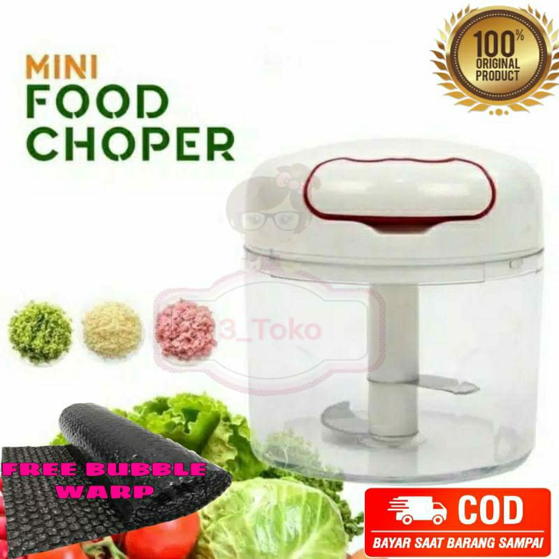Blender Kapsul Tarik Manual / Mini Food Chopper / Peralatan Dapur Unik
