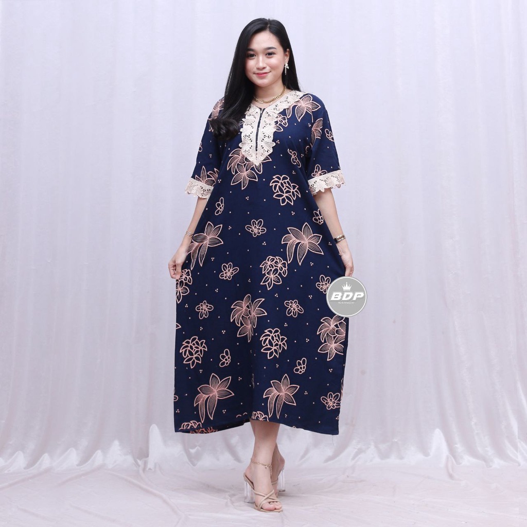 Temukan DASTER ARAB ZEEMA | RAYON SUPER GRADE A | RESLETING DEPAN BUSUI | RENDA MILO-Arina navy
