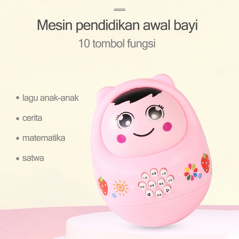 Tumbler mainan musik/Mainan bayi/Mainan Musik Bayi Lucu (B268)