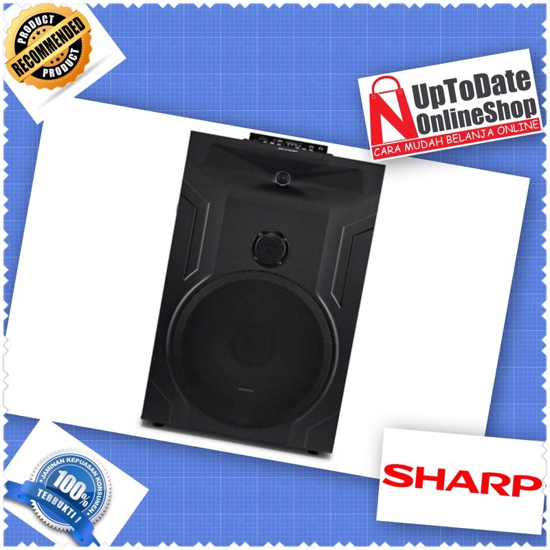 SPEAKER AKTIF 15INCH SHARP CBOX-PRO15UBB BLUETOOTH LOW WATT