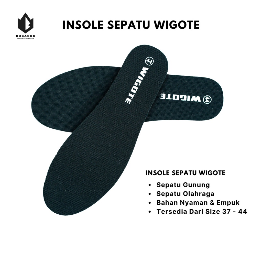 COD INSOLE SEPATU WIGOTE - Alas Sepatu - Tatakan Dalam Sepatu Sepasang 2 PCS Sepatu Longgar