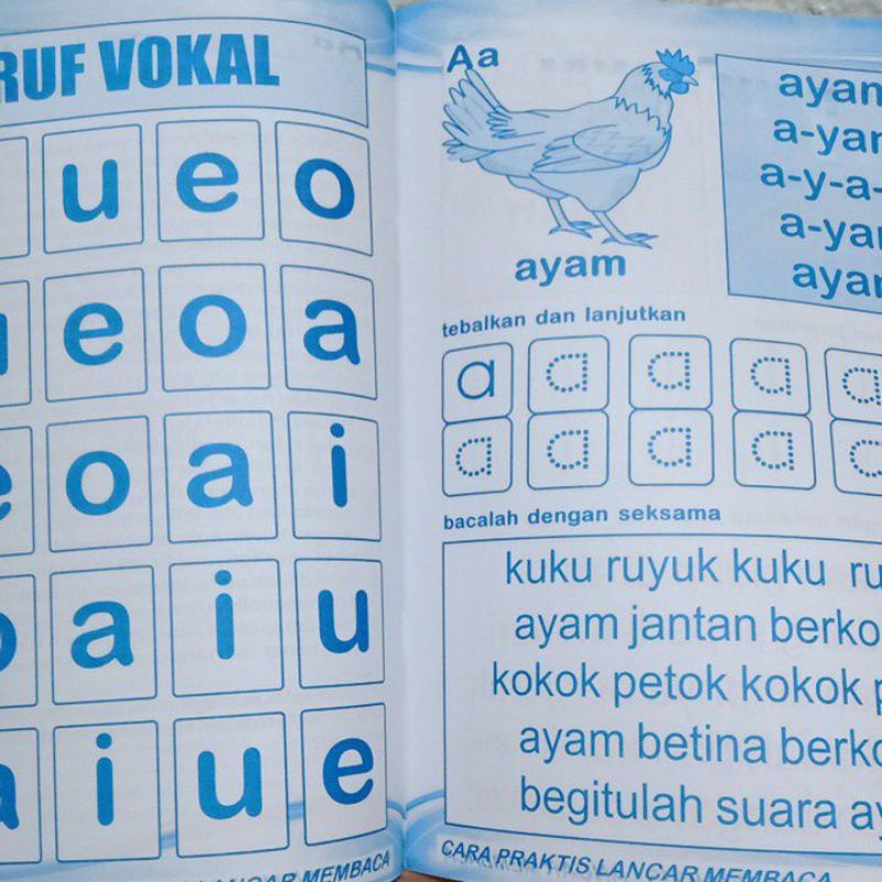 Buku Cara Praktis Lancar Membaca Metode Aktif Cepat Tepat Cermat