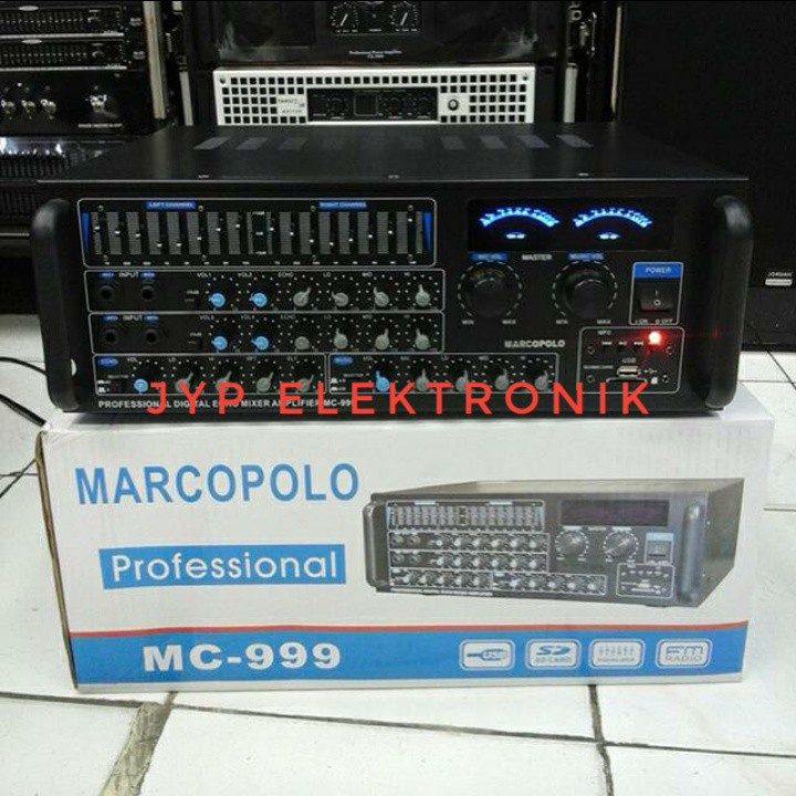 POWER AMPLIFIER KARAOKE MARCOPOLO MC 999 / MC999 / MC-999