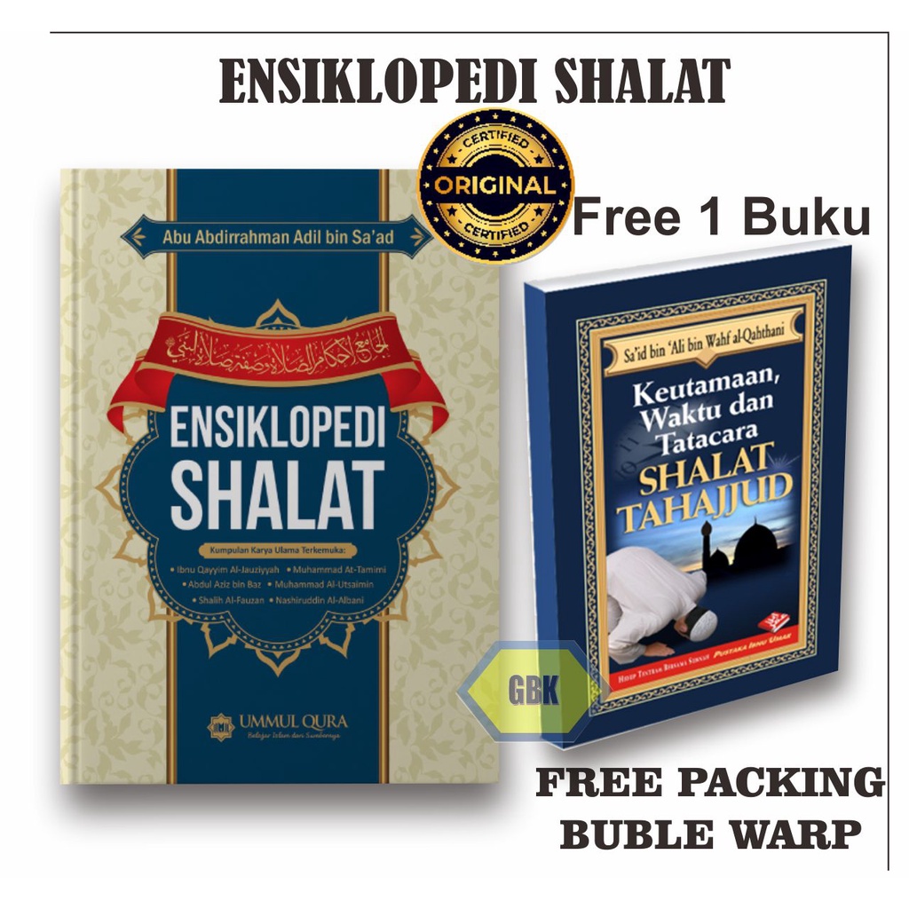 Ensiklopedi Shalat ORIGINAL - Penerbit Ummul Qura (Free 1 Buku Keutamaan, waktu dan tata cara shalat tahajjud)