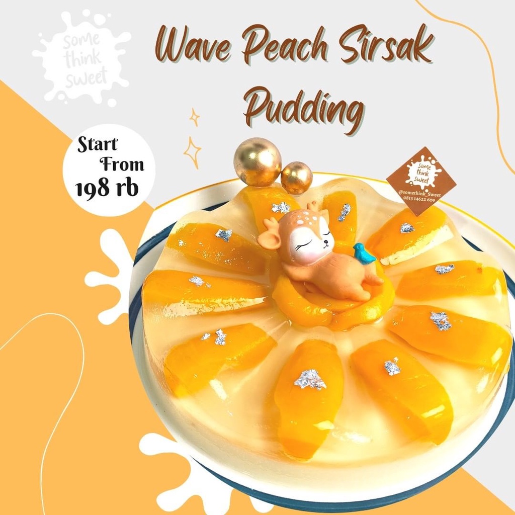 

Pudding Cake Wave Puding, hadiah ulang tahun, hampers