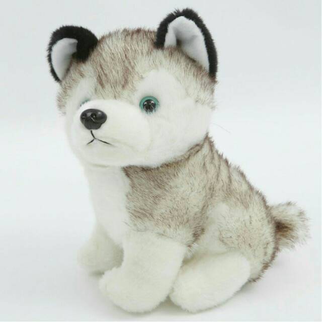 Boneka Anjing Husky Siberian Husky Penarik Kereta Salju Shopee