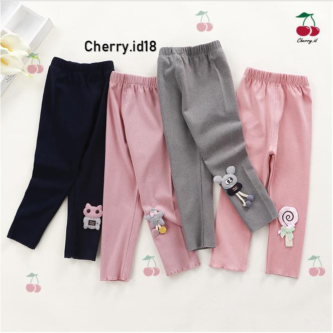 Cherry COD Celana Legging Polos Anak Perempuan / Celana Leging Anak Kaos / Celana Anak Perempuan CP11-1