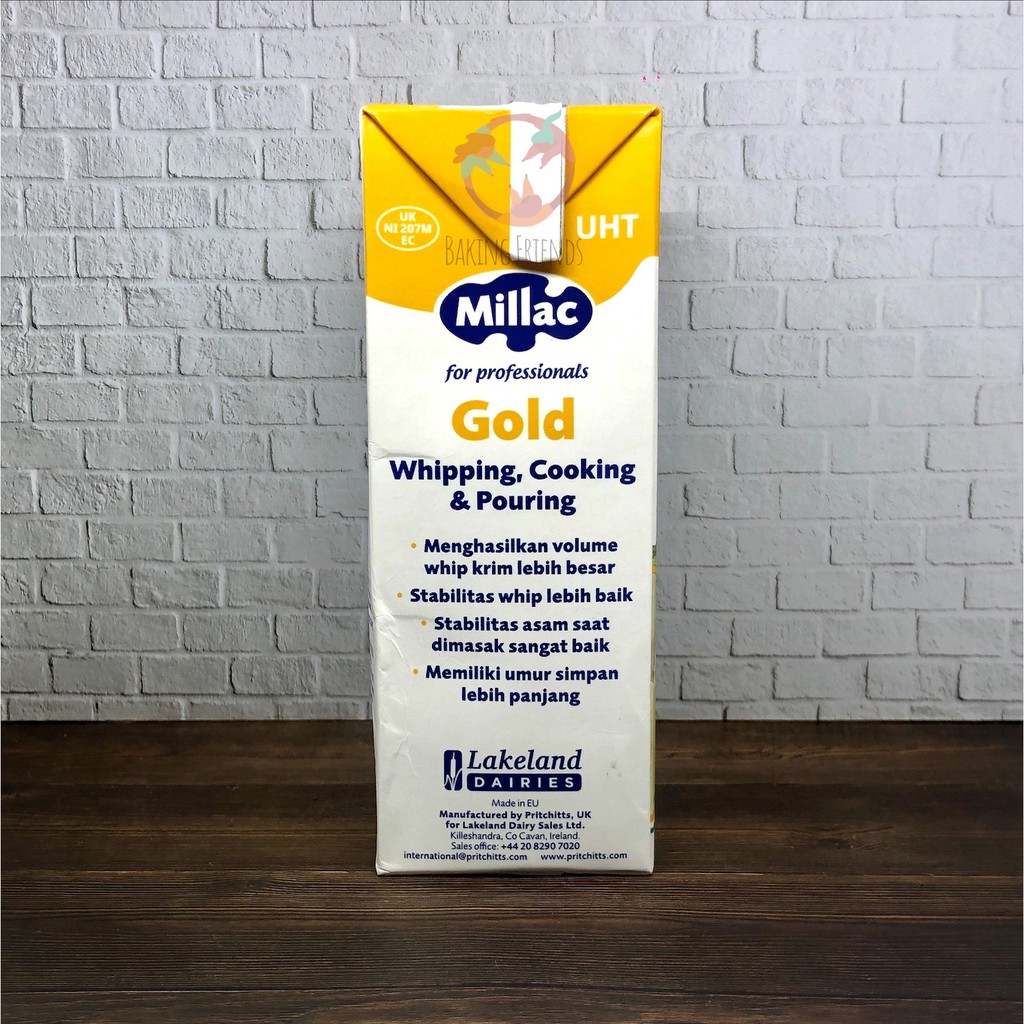 MILLAC GOLD CREAM 1Ltr/ Milac Whipping Cream