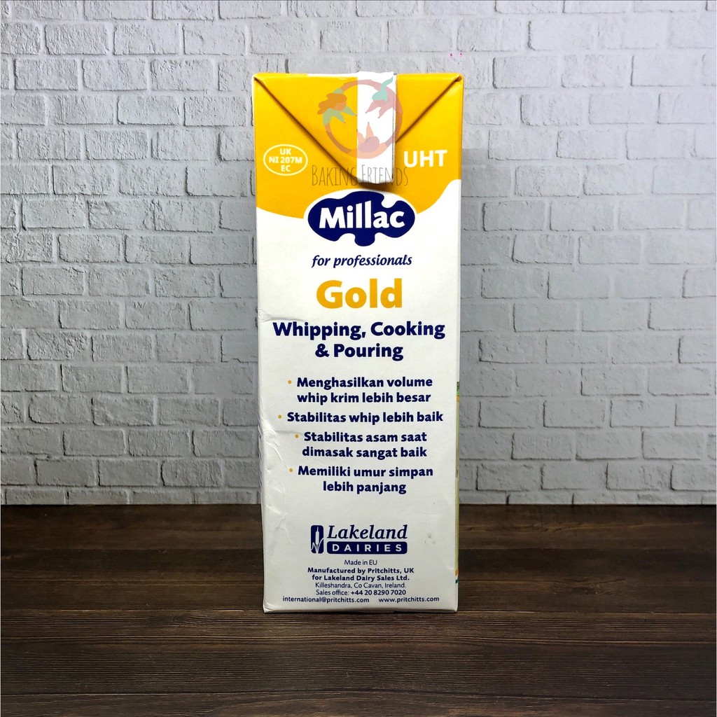 MILLAC GOLD CREAM 1Ltr/ Milac Whipping Cream