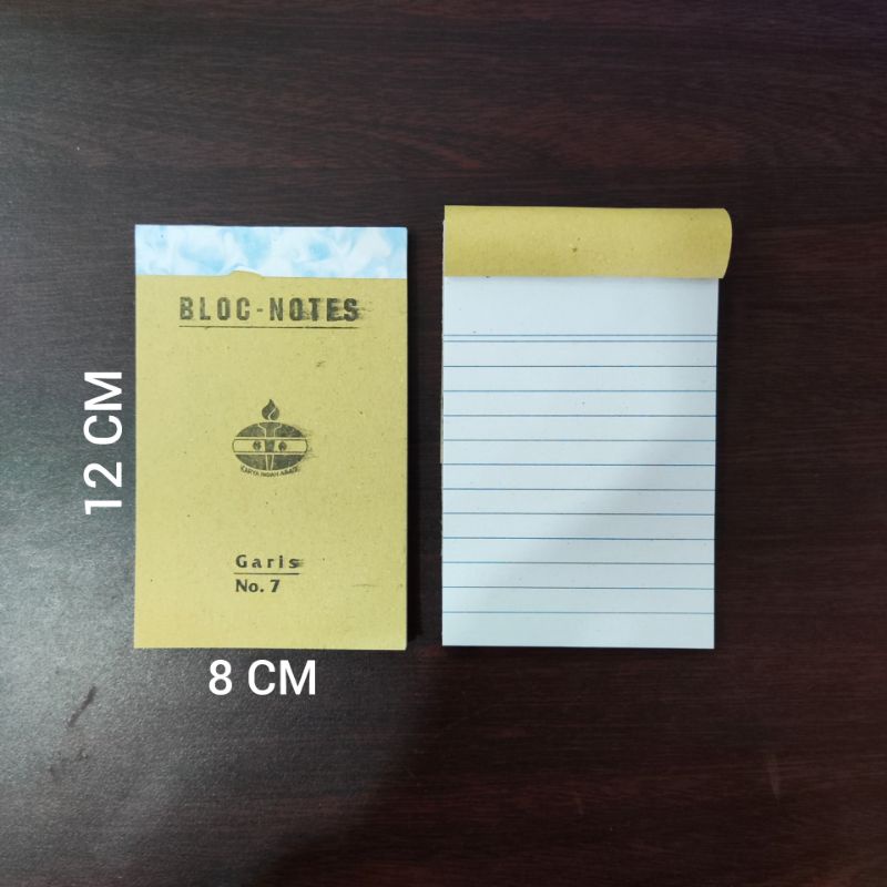 

Notes / Blok Note No 7 ( 8 x 12 CM )
