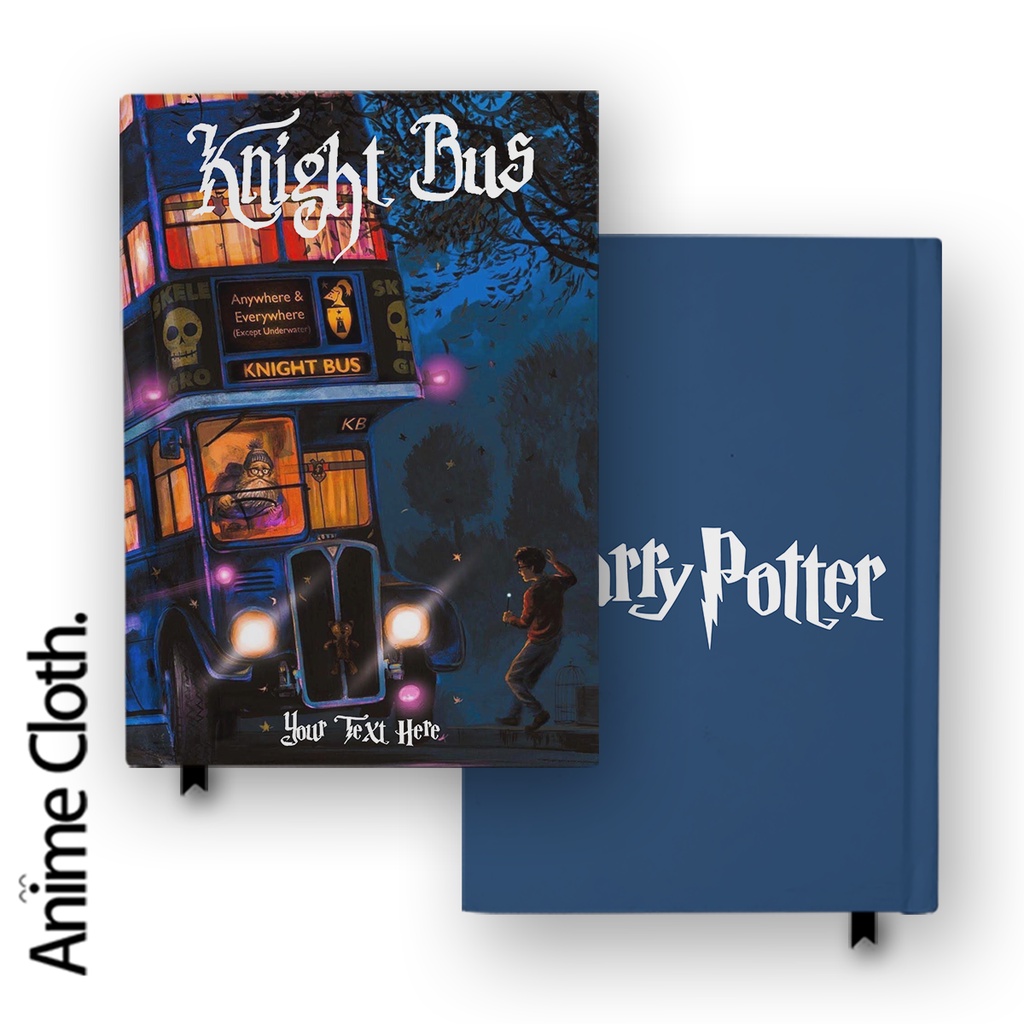 

Buku Catatan Notebook Anime Harry Potter Knight Bus Custom Jurnal Agenda Diary Hardcover Aesthetic A6 A5