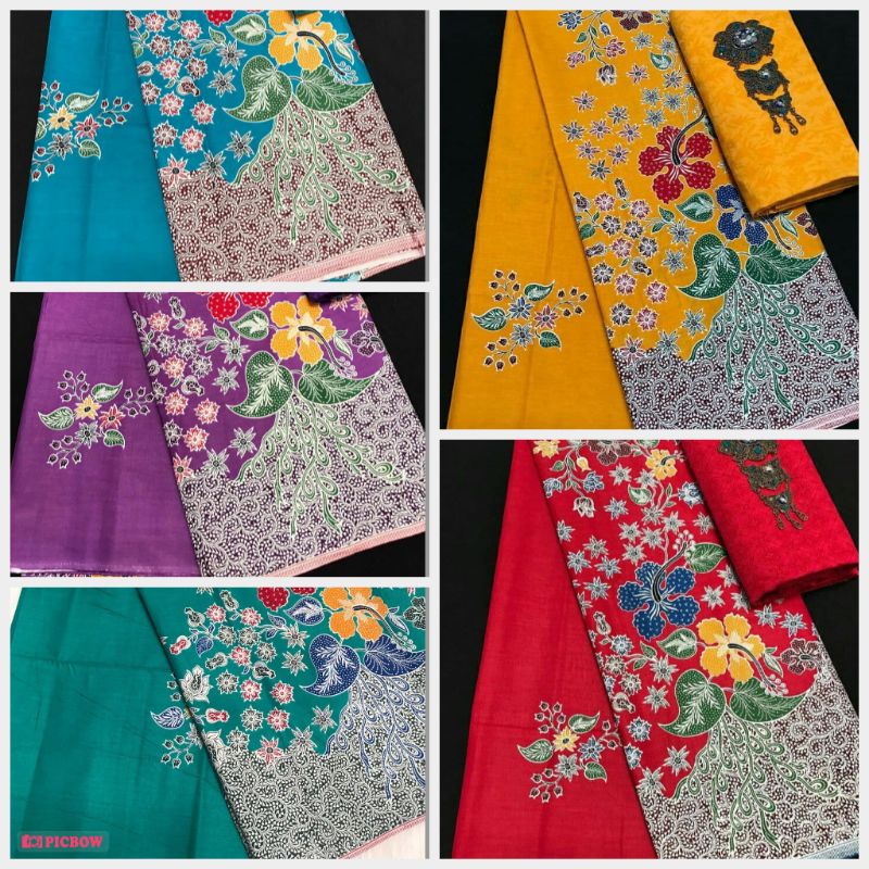 KAIN BATIK MOTIF JARIK H. SANTOSO CIBULAN HITAM MANIS UNGGUL JAYA BATIK PEKALONGAN