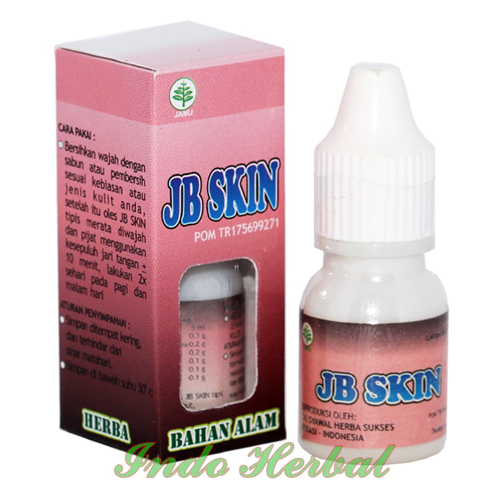 HERBAL JB SKIN | Obat Meringankan Jerawat dan Bisul 5 ml