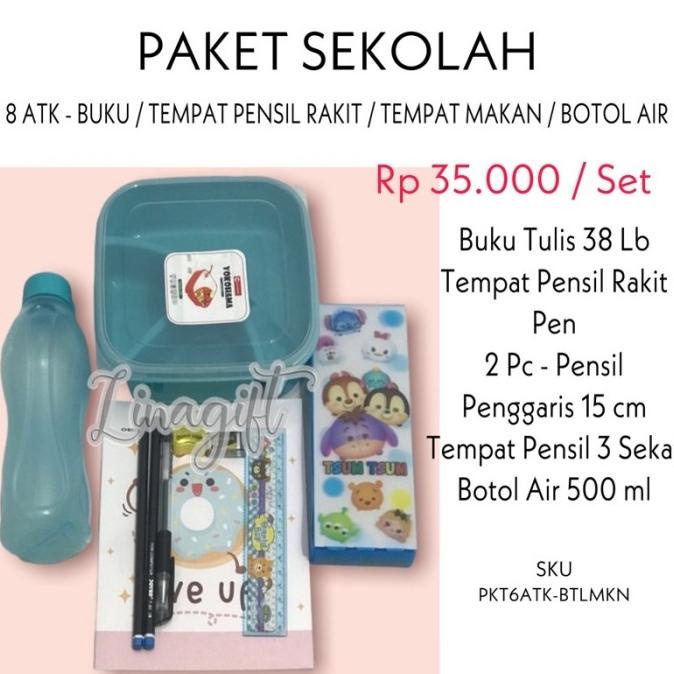 

Paket alat tulis sekolah lengkap