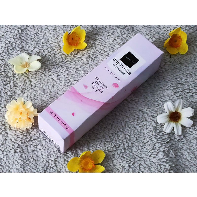 Scarlett Whitening Facial Wash Halona.id