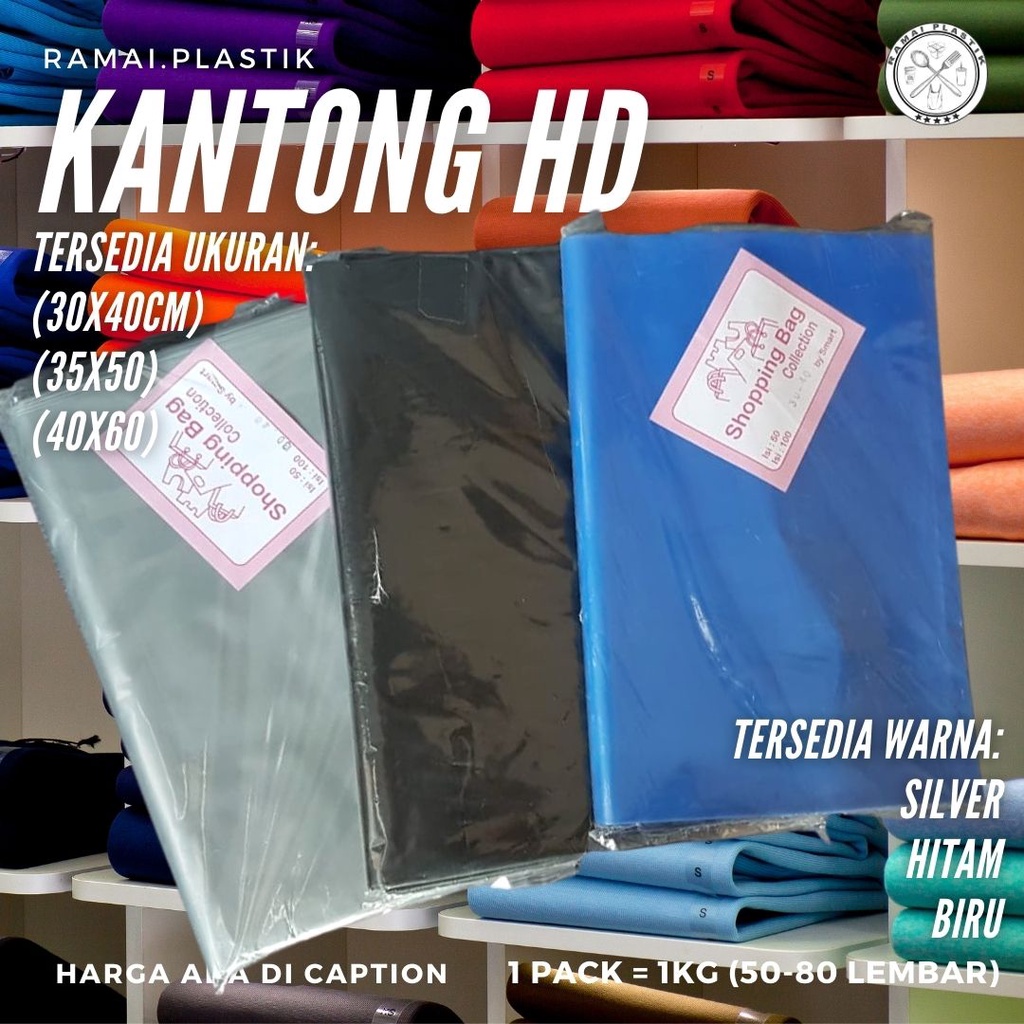 

Plastik Kantong packaging uk 30x40 isi -+80lembar