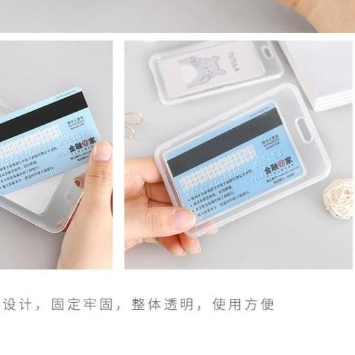 

❋ Tempat Kartu / ID Card Holder Bening Ukuran Normal ✩