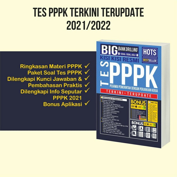 

GRATIS ONGKIR Buku panduan lolosTes PPPK Pegawai Pemerintah 2021 KPL092