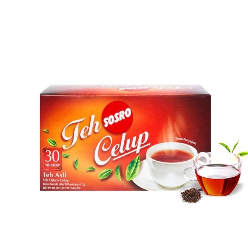 

Teh Celup Sosro Black Tea Box 50x2gr