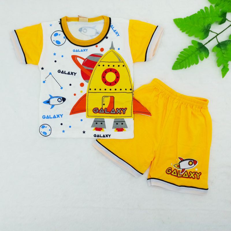 Ss#300 Pakaian Anak Laki-laki Size 3-12bulan / Setelan Anak Cowok Model Dylan / Baju Anak Lucu