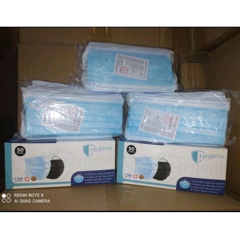 Masker duckbil 3 Ply isi 50 disposable Masker  Earloop hijab duckbill anak ini