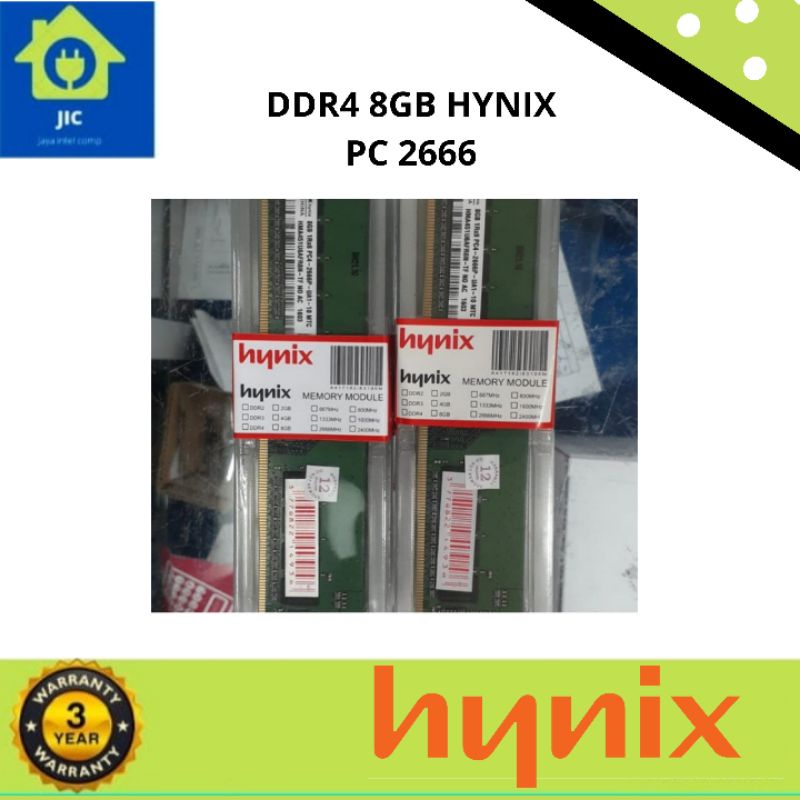 DDR4 8GB HYNIX PC 2666