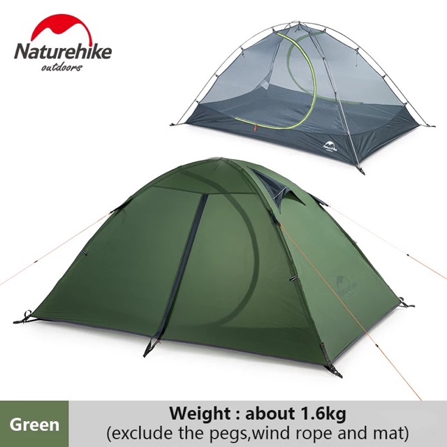 TENDA PROFESSIONAL 2 20D NATUREHIKE NH15Z006-P