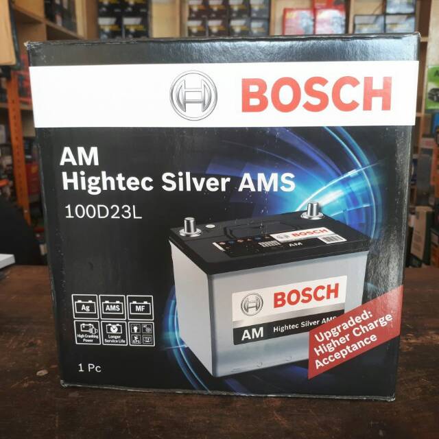 Garansi 18 Bulan Aki Mobil 100d23l Bosch Accu Kering Shopee