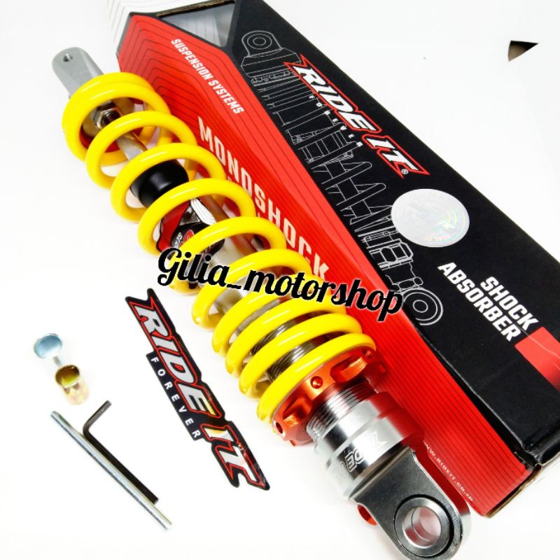 Shockbreaker Belakang Motor Ride It Matic 310&amp;330 Shock Belakang Ride It Extreme Beat,Mio,Vario