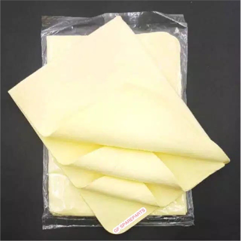 Lap Serat Besar 43cm × 32cm / Kain Lap Kanebo Serbaguna / Kanebo Mobil / Kanebo Bagus / Kanebo Serat