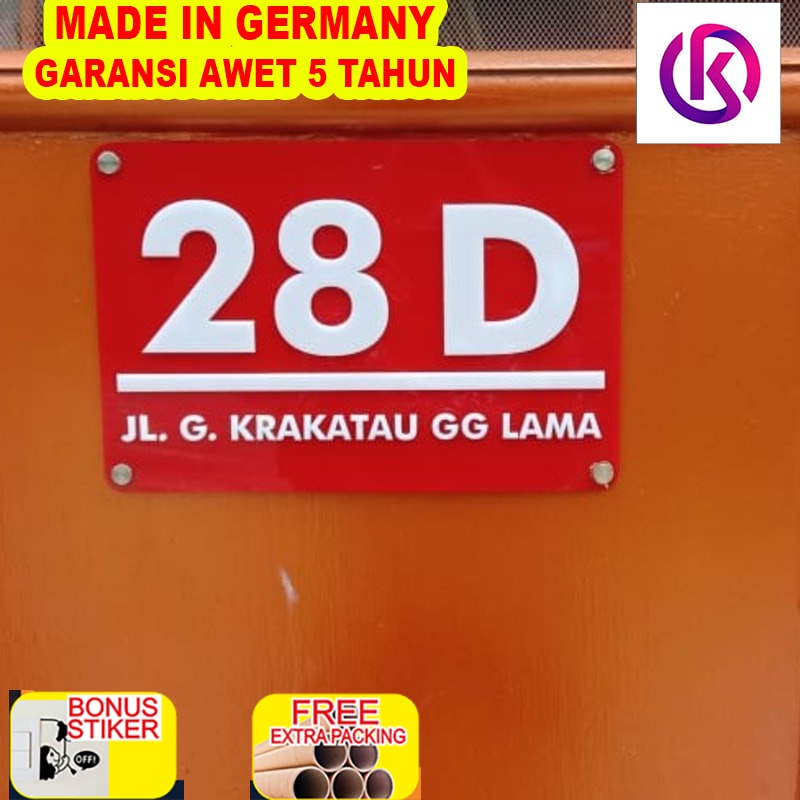 

Grosir Acrylic Nomor rumah