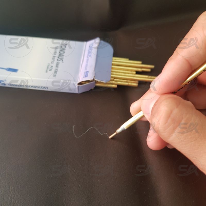 

(LUSIN) PEN PUTIH SILVER / PULPEN ALAT TULIS MEMBUAT POLA KULIT