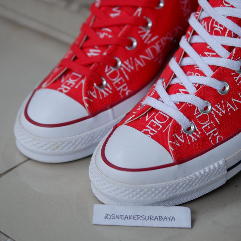 JW Anderson x Converse Chuck Taylor 1970s Hi Red CT 70 CT 70s