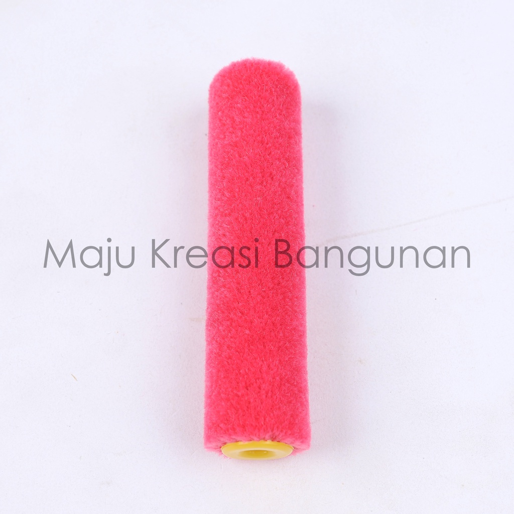 Bulu Kuas Rol Kapal Pinehill 4 Inch Refill Isi Roll Kecil Wool Cat Minyak Tembok Dinding Inci In Merah Domba