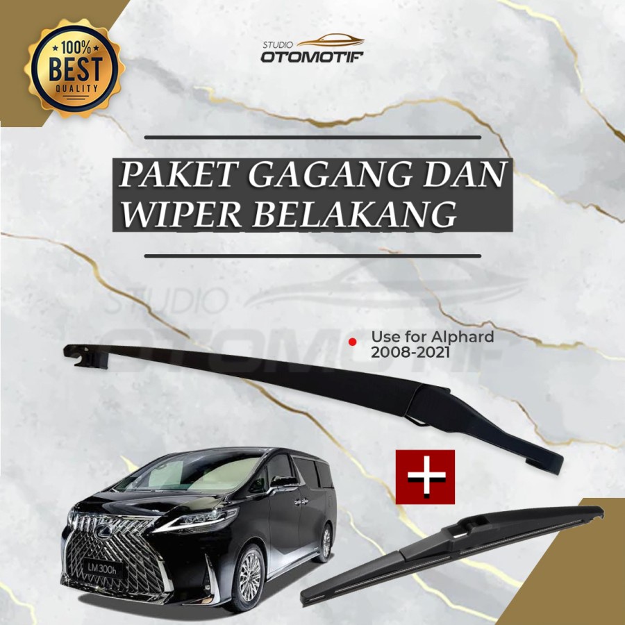 PAKET GAGANG WIPER BELAKANG LEXUS LM350 LM 350 REAR ARM WIPER 1 SET