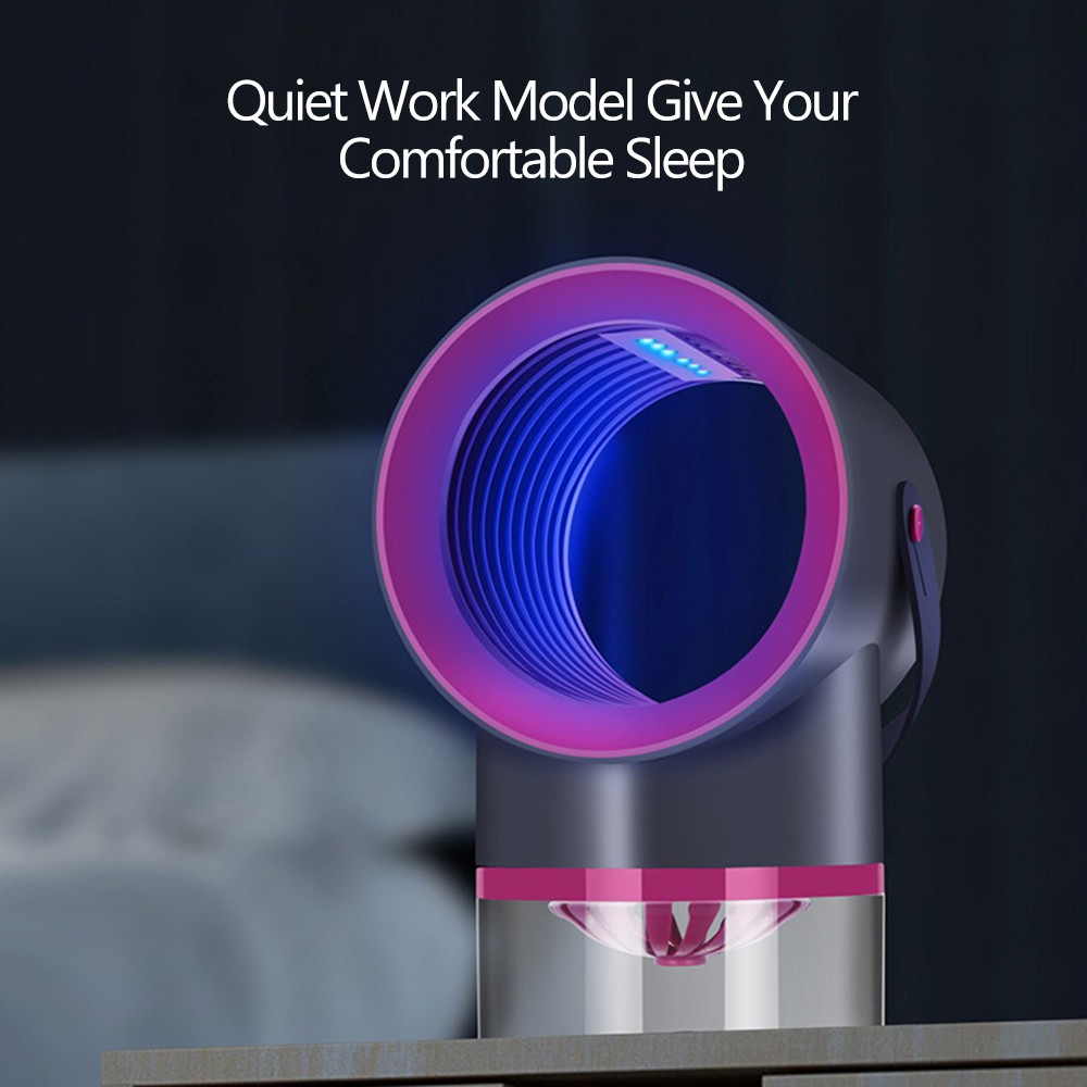 Pembasmi Nyamuk Mosquito Lamp Killer Photocatalysis Vortex UV Light Tomshine  - KLY-189 - Gray