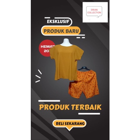 BABYDOLL JUMBO RAYON CELANA PENDEK KEKINIAN